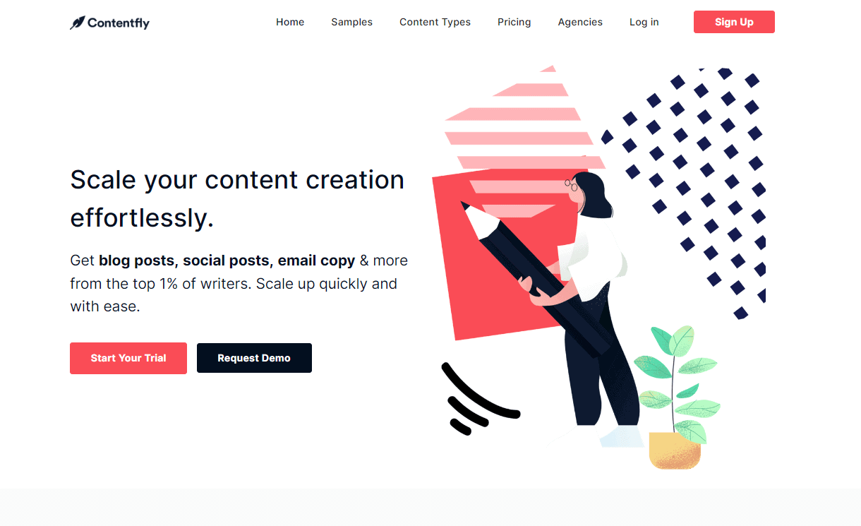 contentfly homepage